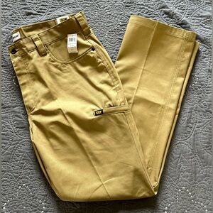 Caterpillar Men’s Tan Twill Utility Pants NWT Size 28/32